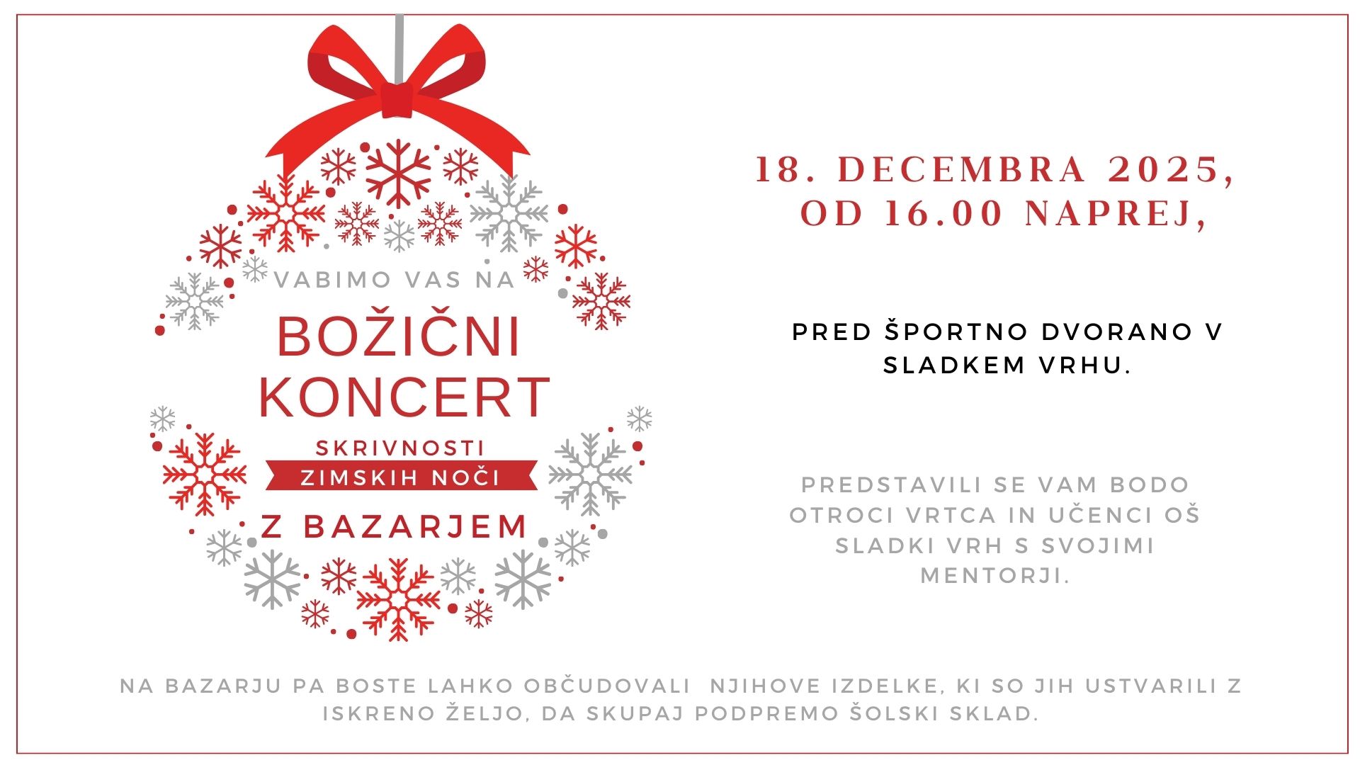 BOŽIČNI KONCERT - SKRIVNOSTI BOŽIČNIH NOČI