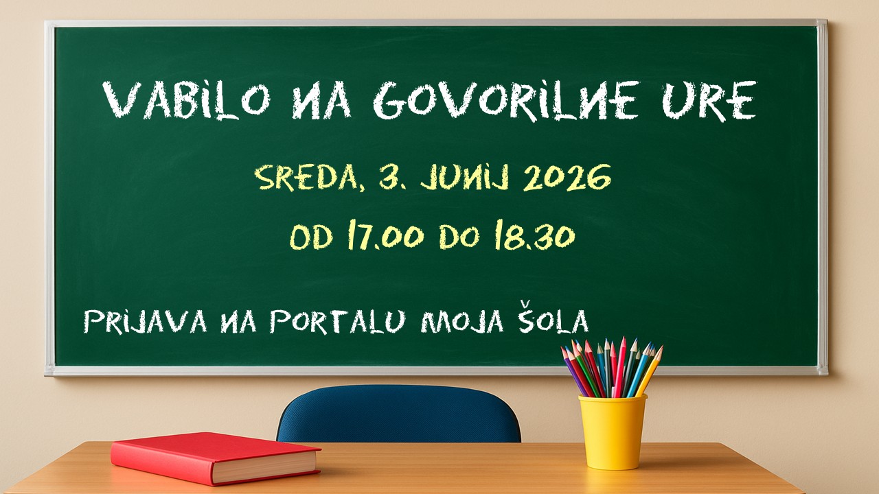 Govorilne ure - junij 2026