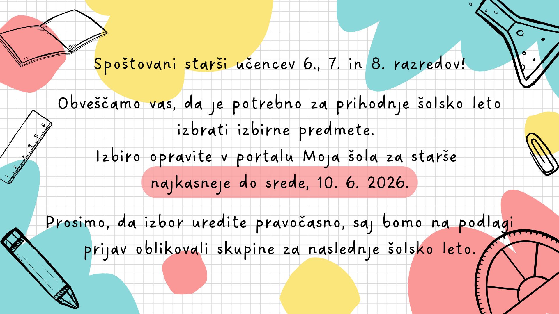 Izbirni predmeti